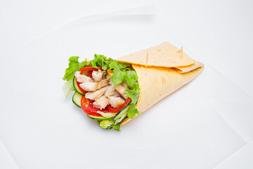 Fresh and delicious pastries with filling