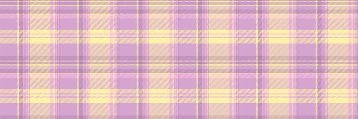 Subtle pastel plaid pattern in soft lavender and pale yellow.  Perfect for backgrounds, textiles, or website design, this seamless texture evokes feelings of calm and serenity.