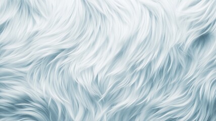 Fototapeta premium close-up texture of white polar bear fur with soft icy tones