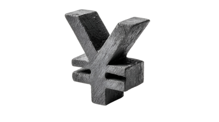 Stone Yen Symbol Japanese Currency Financial Market Wealth