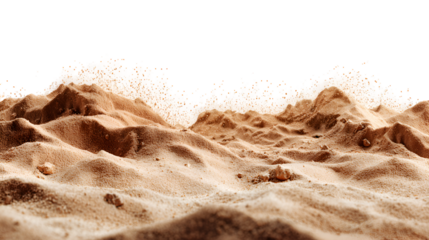 Brown sand dune with white wave splash abstract texture
