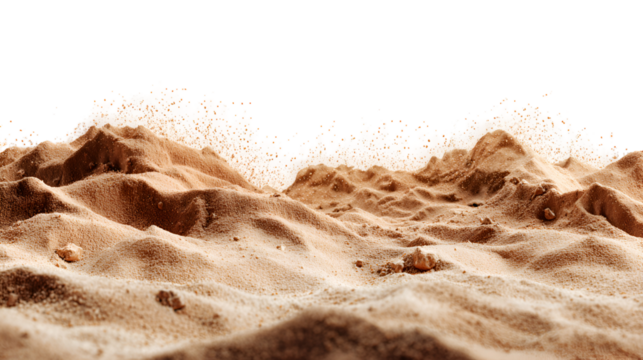 Brown sand dune with white wave splash abstract texture