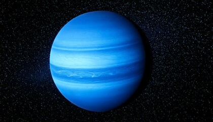 Top-Down View of Neptune