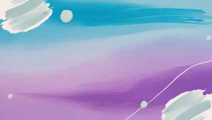Gentle artistic background with aqua and lavender tones
