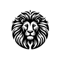 Obraz premium Majestic Lion Head Logo Design.