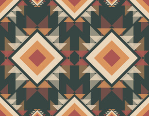 Native American Indian Designs, Navajo Pattern, Fabric Design Navajo, Concept Print Carpet Rugs Wallpaper Canvas Decoration Bohemian Fashion Ethnic Textile industry, etc.
