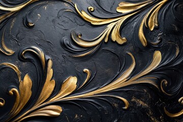 luxury greeting card with black and gold theme --ar 3:2 --stylize 250 --v 6.1 Job ID: 770c096f-456b-4576-b5fc-6040109619eb