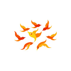 different phoenix fish set   