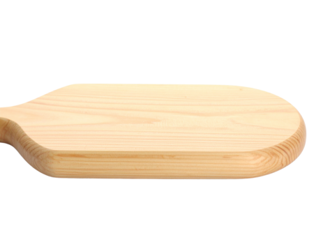 Light Natural Wood Paddle Serving Board, Blank, Rustic