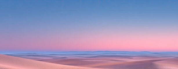 Pastel desert landscape at dawn (1)