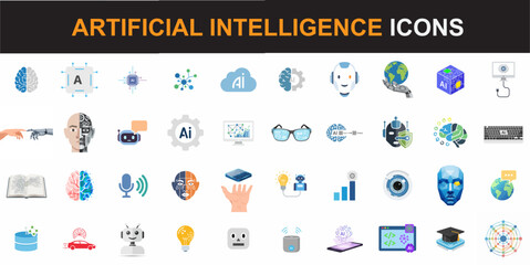vector set AI icons