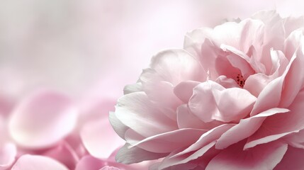 Close Up Of Pink Rose Petals