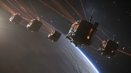 CubeSats in Orbit: A Stunning Space Exploration Visual