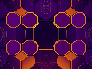 Obraz premium seamless hexagon pattern