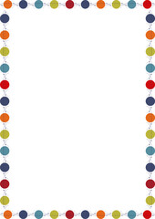 Saturn frame. Hand drawn outer space template with empty space for your text. Astrology design