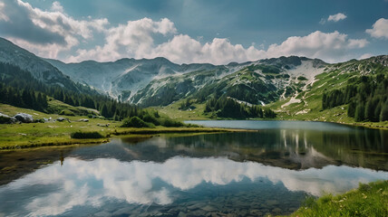 Retezat National Park mountain beauty classic greenry