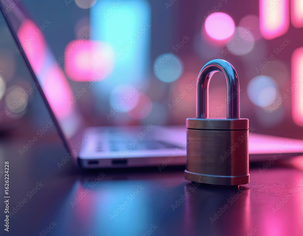 Poster cybersecurity incident response plan featuring data privacy, network security in modern setting. dig