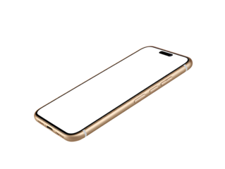 PNG image, Metal computer technology usb flash drive with a blank paper label on a silver surface transparent background.