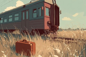 Vintage Train and Travel Memories