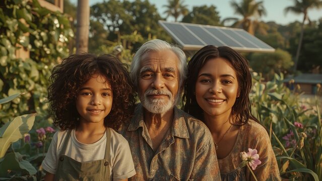 group of people wearing VR headsets with varied facial features and skin colors, including a woman with curly brown hair and a gentle smile - Powered by Adobe