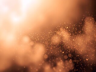 Golden Dust Motes Abstract Background Texture
