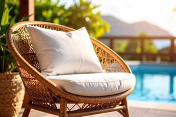 beach chair on the beach
