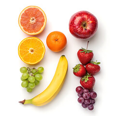Naklejka premium fruits and berries