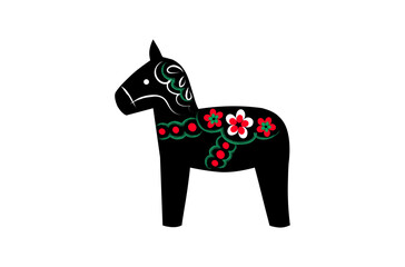 黒いダーラナホース