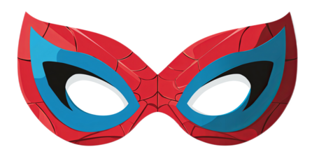 Superhero mask, cut out	

