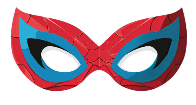 Superhero mask, cut out	
