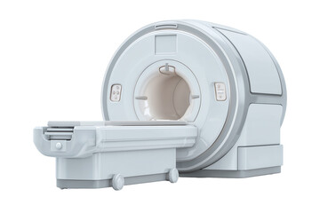  MRI machine, magnetic resonance imaging machine icon, 3d isolated on transparent background png 