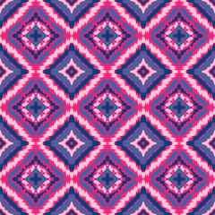Seamless Ikat ethnic traditional Textile pattern geometric abstract folklore ornament Tribal ethnic illustration background design for print, clothing, scarf