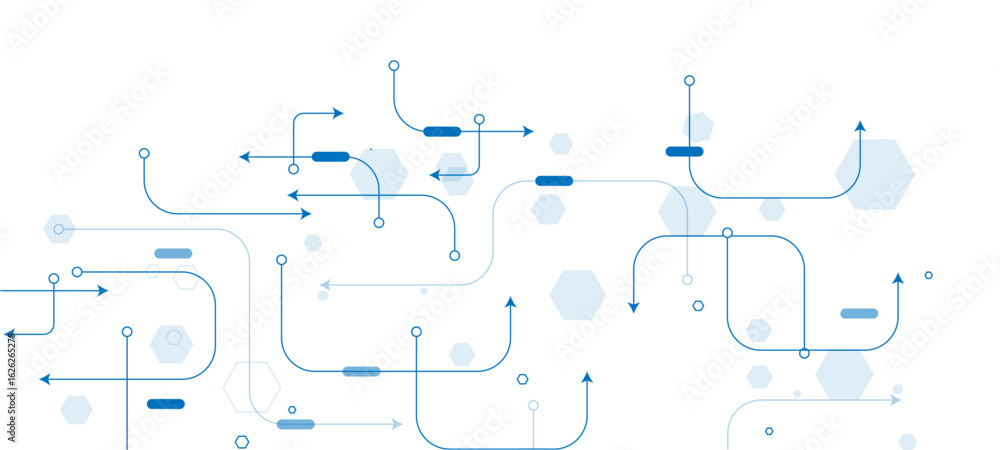 Aufkleber abstract futuristic technology background. technology background with crossed lines and dots. abstra