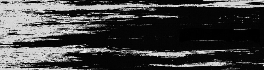 Black and White Dry-Brush Horizontal Streak Texture