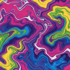 Vibrant Marble Swirl Background