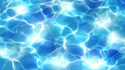 Obraz premium Rippling water surface with sunlight reflections