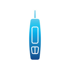 smart glucose monitor color flat icon for digital and print projects.