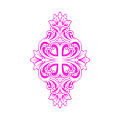 Fototapeta premium vector illustration of a decorative ornament
