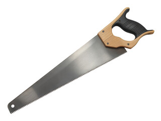 Classic Hand Saw on transparent background