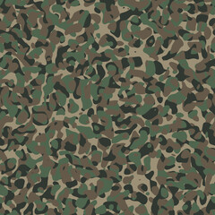 Seamless Camouflage Pattern 2 &ndash; 4K Woodland - Dotty