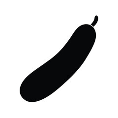 vector illustration of a cucumber