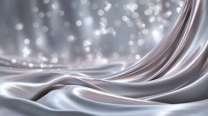 Shiny Swirl Backgrounds – Elegant Grey and Sparkly Abstract Texture