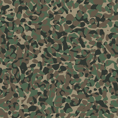 Seamless Camouflage Pattern 1 &ndash; 4K Woodland - Dotty