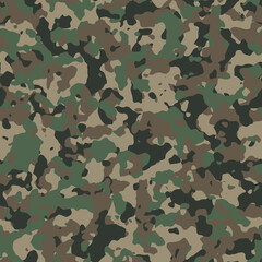 Seamless Camouflage Pattern 1 &ndash; 4K Woodland - Classic