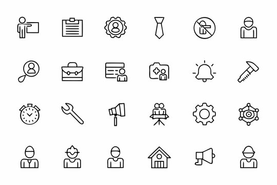 A business-oriented bundle for employer branding and headhunting outreach efforts. Useful for job fairs, company recruitment pages, and employer profiles