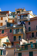 A photo of a building with balks