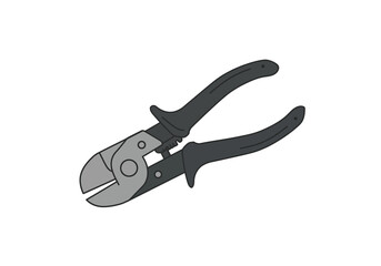 Obraz premium Heavyduty cutter with formidable jaws a tool poised for action