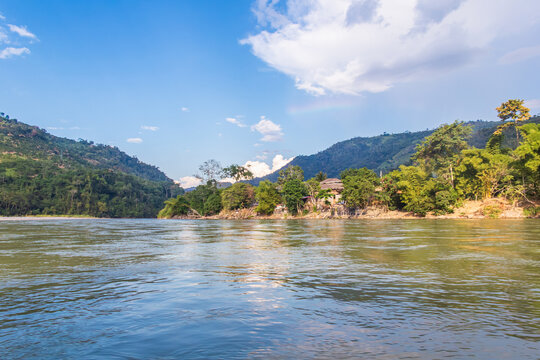 Perene River at Yurinaki Port - Chanchamayo, Junin, Peru