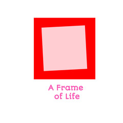 red square frame