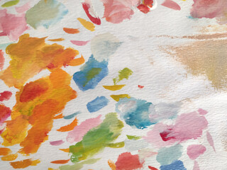 Abstract acrylic and watercolor painted background